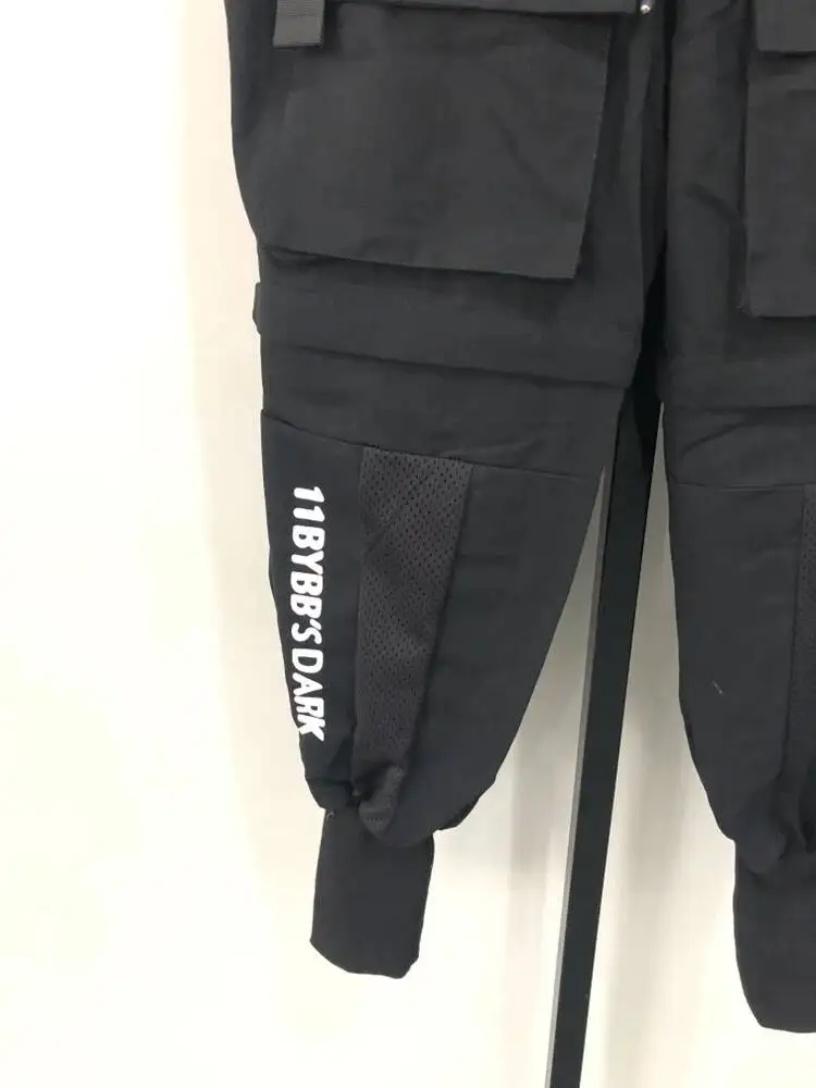 HKSH Dark Style Cargo Harem Pants Men's Tide Hip Hop High Street Loose Streetwear Autumn New Punk Trousers Male Darkwear HK0156