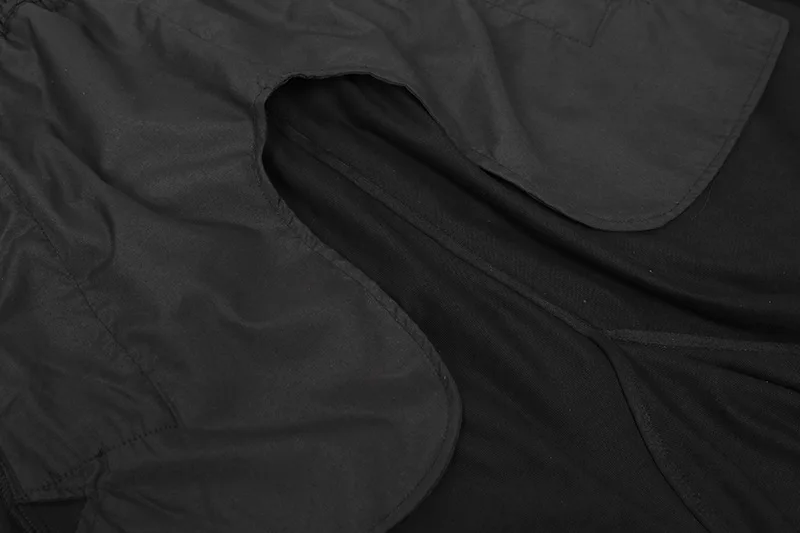 Summer High Street Shorts Dark Punched Chicken Eye Loose RO Hanging Crotch Five Part Pants Men's Casual Harem Pants