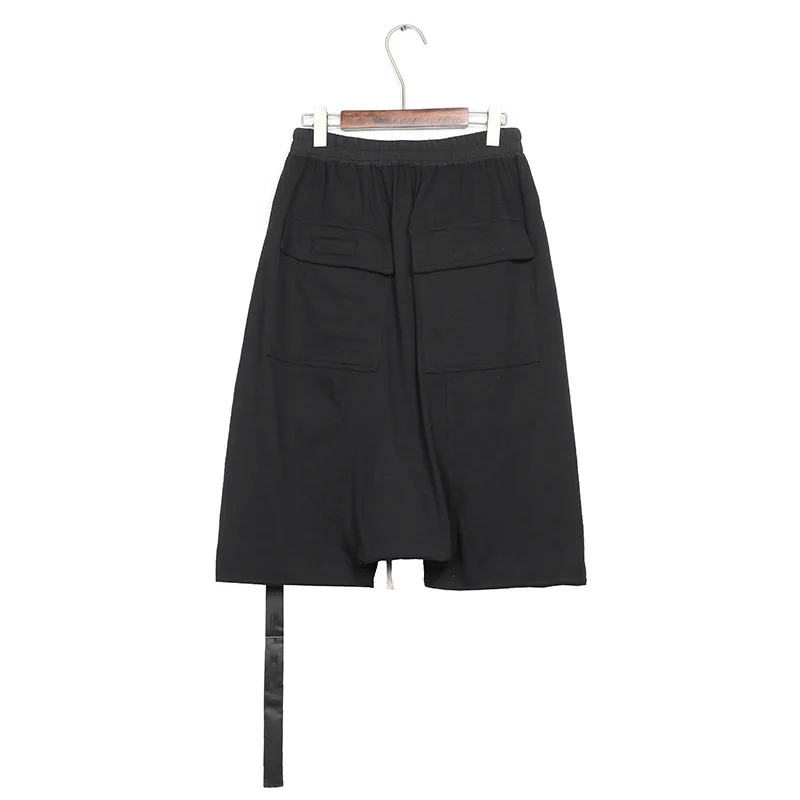 Summer High Street Shorts Dark Punched Chicken Eye Loose RO Hanging Crotch Five Part Pants Men's Casual Harem Pants