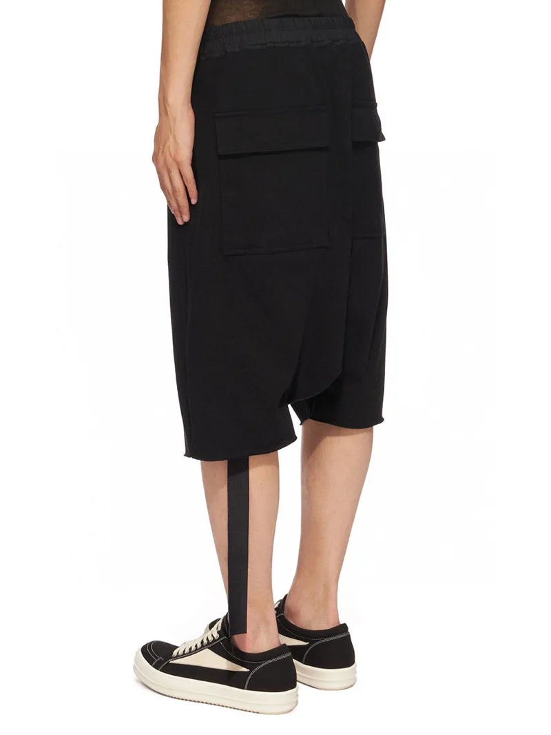 Summer High Street Shorts Dark Punched Chicken Eye Loose RO Hanging Crotch Five Part Pants Men's Casual Harem Pants