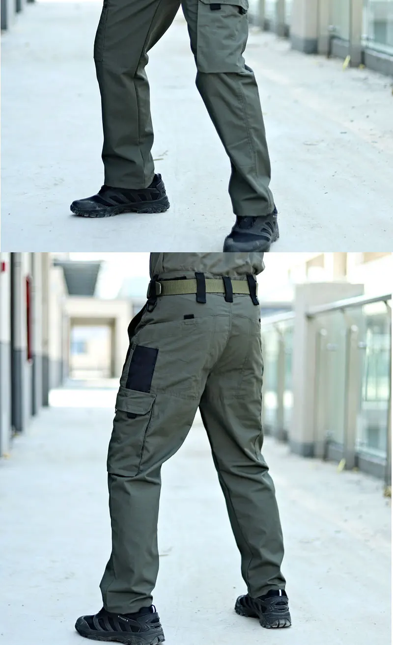 New Tactical Work Pants Men Casual Outdoor Waterproof Cargo Trousers 2/1Pcs Multi-pocket Wear-Resistant Outdoor Training Trouser