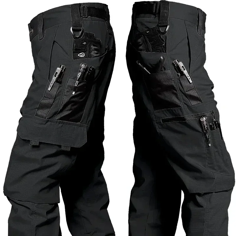 New Tactical Work Pants Men Casual Outdoor Waterproof Cargo Trousers 2/1Pcs Multi-pocket Wear-Resistant Outdoor Training Trouser