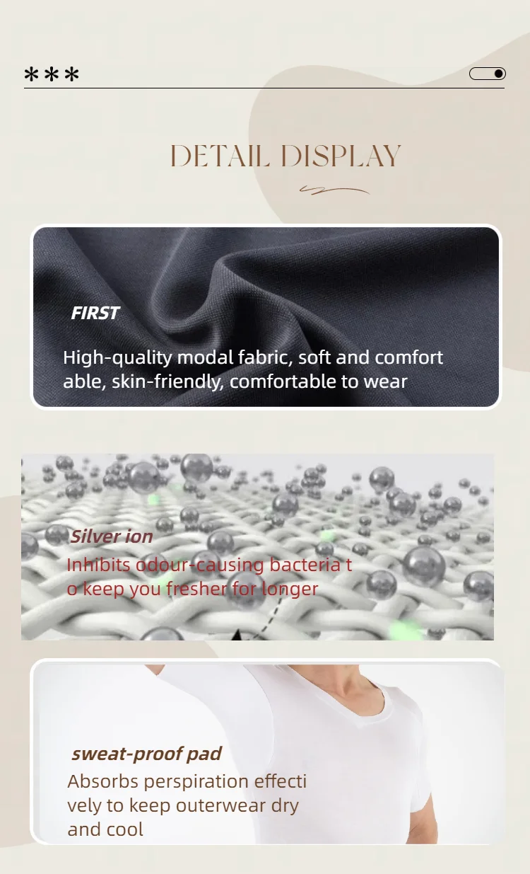 Lightweight Layering System Traps Heat and Moisture Sweatproof Undershirts Tee Shirt Men's Anti Perspiration T Shirt