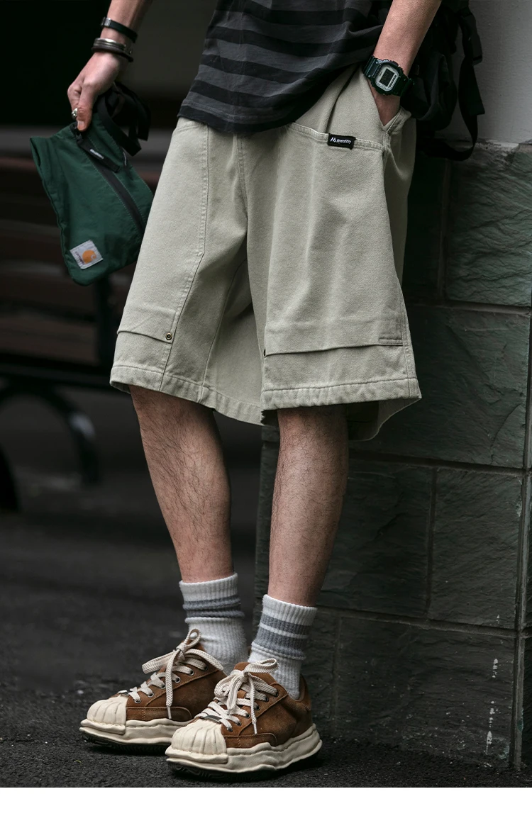 Summer Japanese Streetwear High Quality Cargo Shorts For Men Clothing Y2k Harajuku Casual Cotton Basketball Pants Korean Shorts