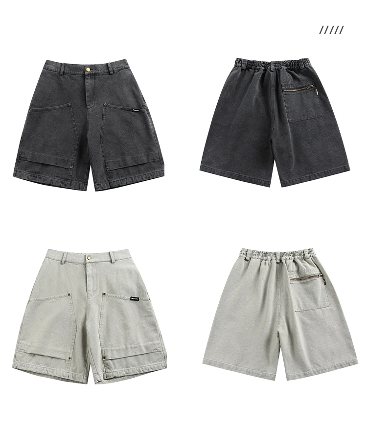 Summer Japanese Streetwear High Quality Cargo Shorts For Men Clothing Y2k Harajuku Casual Cotton Basketball Pants Korean Shorts