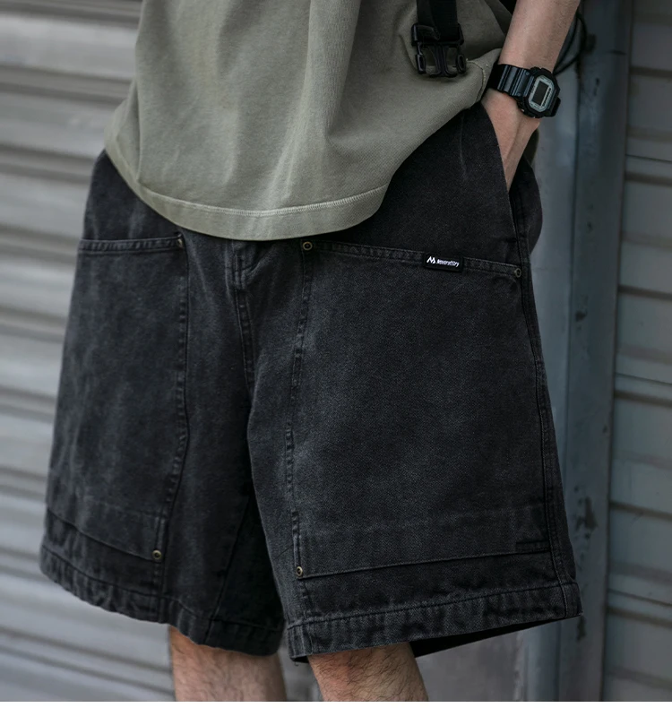 Summer Japanese Streetwear High Quality Cargo Shorts For Men Clothing Y2k Harajuku Casual Cotton Basketball Pants Korean Shorts