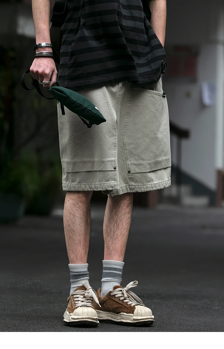 Summer Japanese Streetwear High Quality Cargo Shorts For Men Clothing Y2k Harajuku Casual Cotton Basketball Pants Korean Shorts