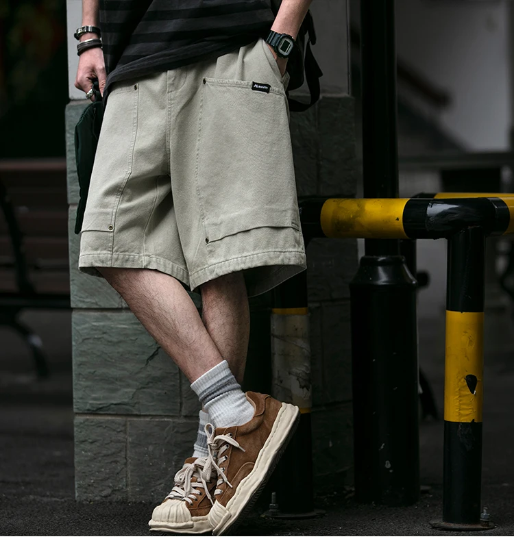 Summer Japanese Streetwear High Quality Cargo Shorts For Men Clothing Y2k Harajuku Casual Cotton Basketball Pants Korean Shorts