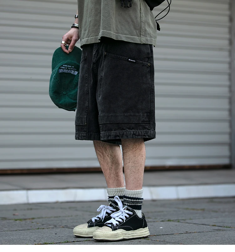 Summer Japanese Streetwear High Quality Cargo Shorts For Men Clothing Y2k Harajuku Casual Cotton Basketball Pants Korean Shorts