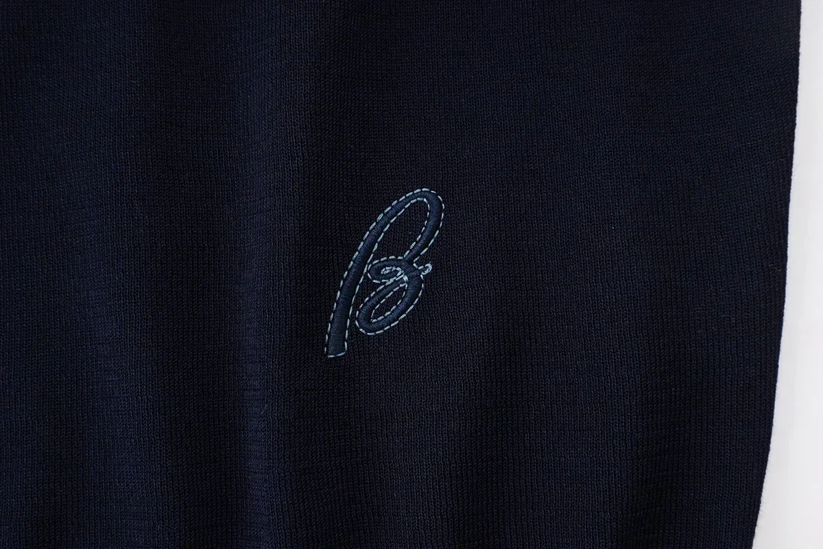 BILLIONAIRE BLSK CPRT polo shirt silk men 2026 New Solid color elastic short sleeve thin outdoors zipper quality big size M-5XL