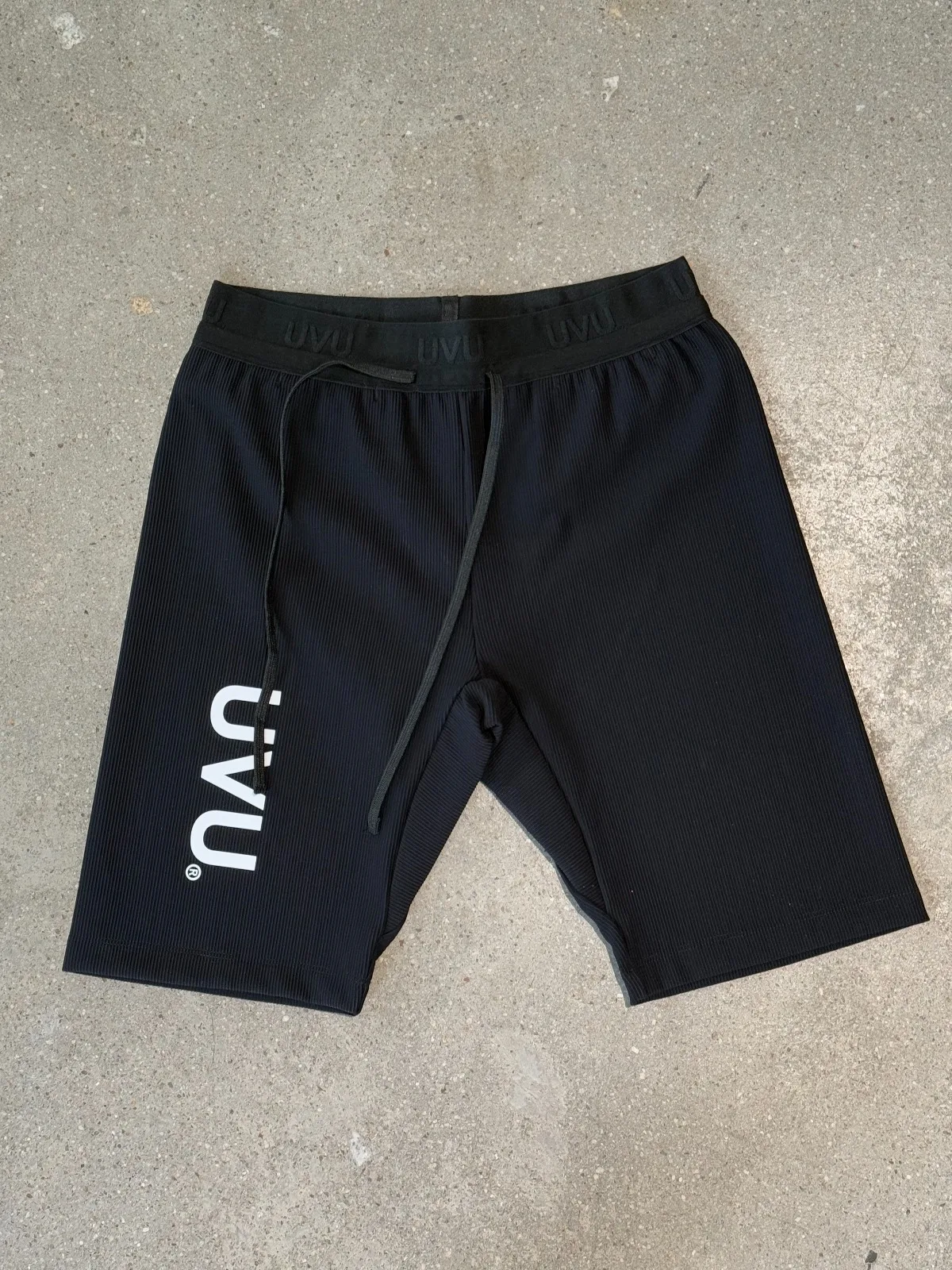 Uvu running yoga long shorts outdoor running sports fitness stretch pressure pants