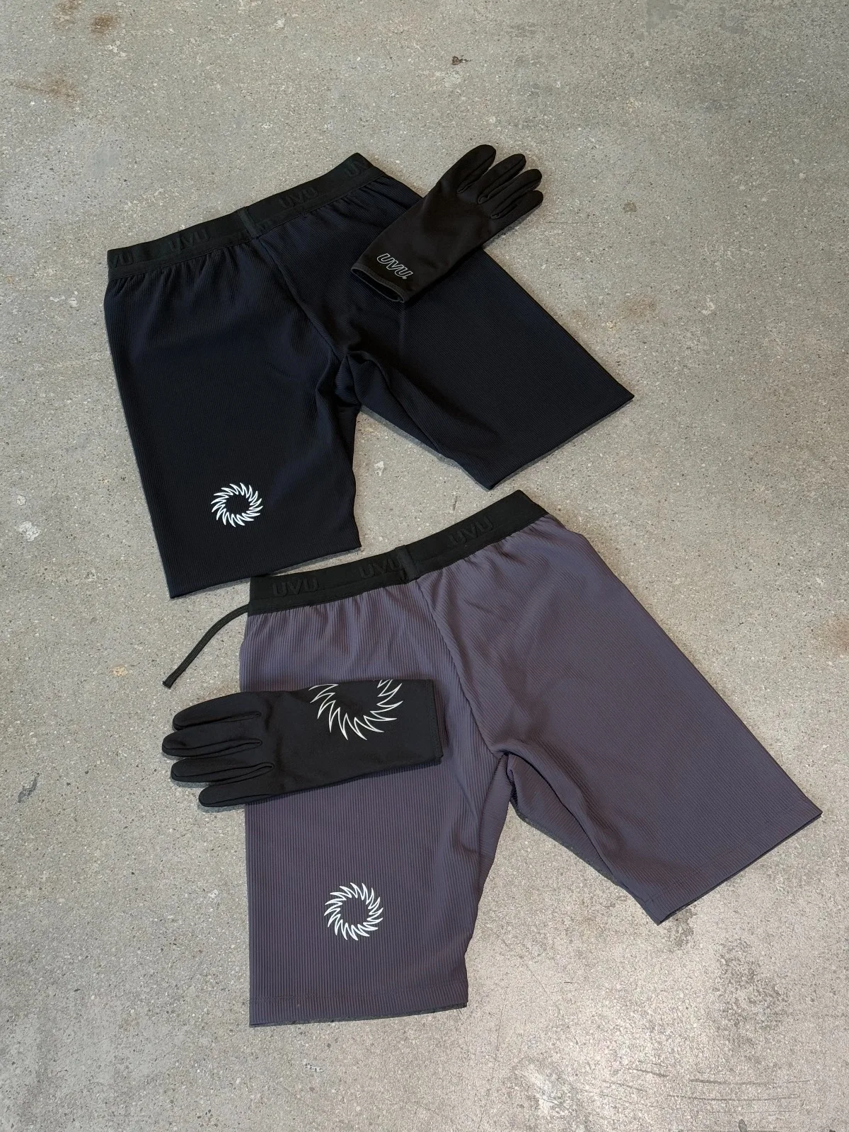 Uvu running yoga long shorts outdoor running sports fitness stretch pressure pants