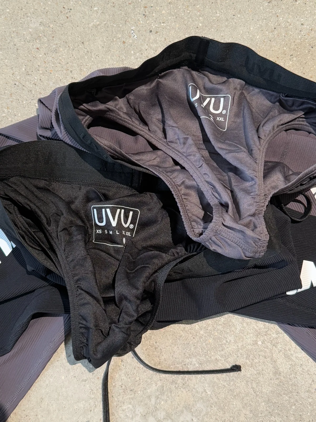 Uvu running yoga long shorts outdoor running sports fitness stretch pressure pants