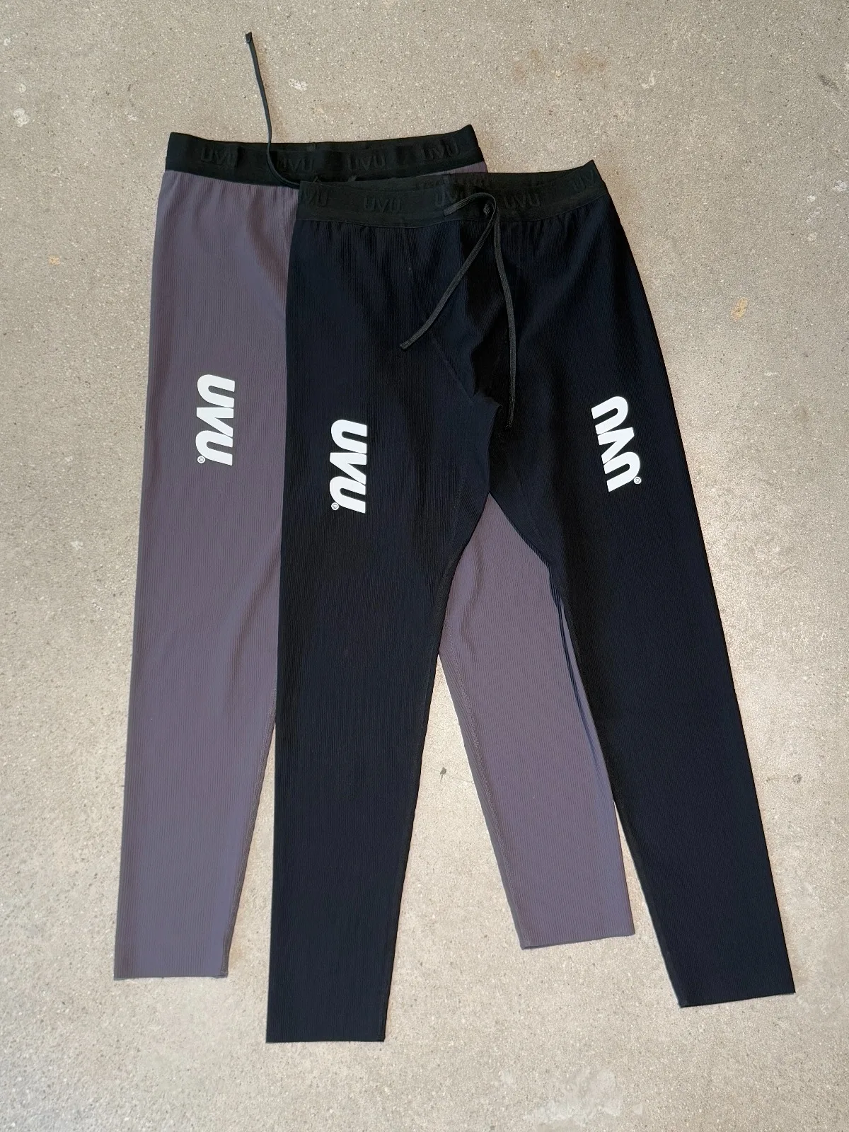 Uvu running yoga long shorts outdoor running sports fitness stretch pressure pants
