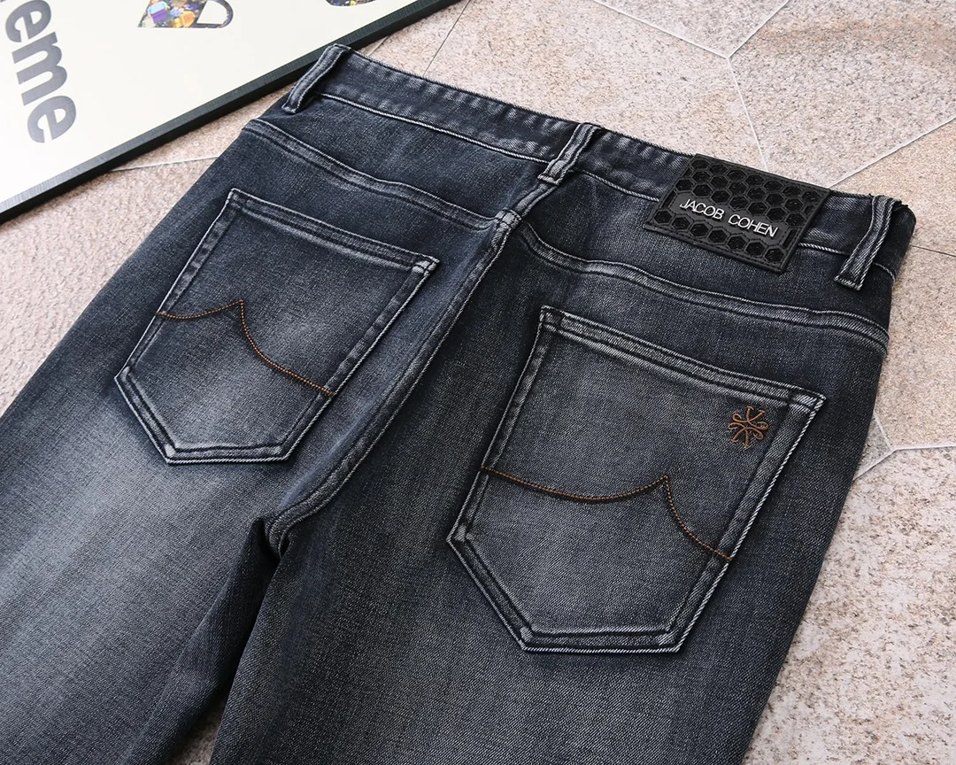 SIJITONGDA2025 Spring/Summer black and gray washed denim pants29-42
