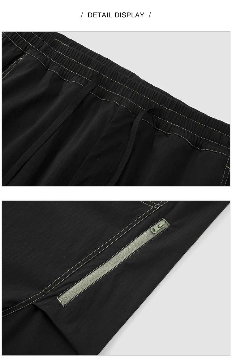 Semir Men Pants Cool Color Block Loose Wide Leg Casual Long Pants 2026 Summer Trendy Style