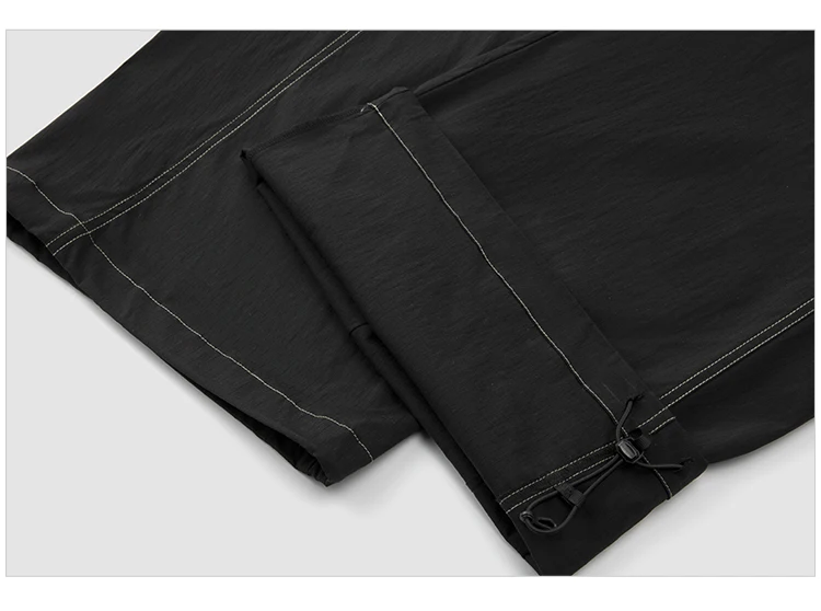 Semir Men Pants Cool Color Block Loose Wide Leg Casual Long Pants 2026 Summer Trendy Style