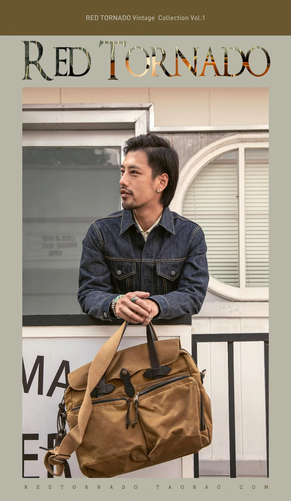 TYPE3-0001 Read Description! Big Size 14oz High Quality Cotton Denim Jacket Casual Stylish Raw Unwashed Coat