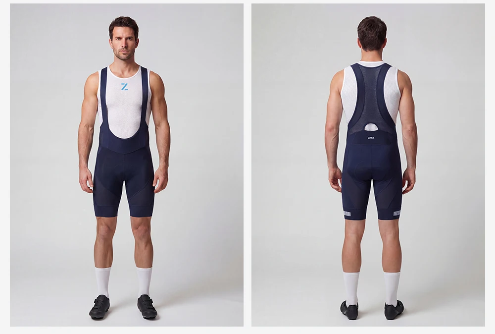 ZRSE Men's Cycling Vest Bib Shorts Set Summer Breathable Quick Dry Slim Fit Short Sleeve for Gym Outdoor Running Road Bike MTB
