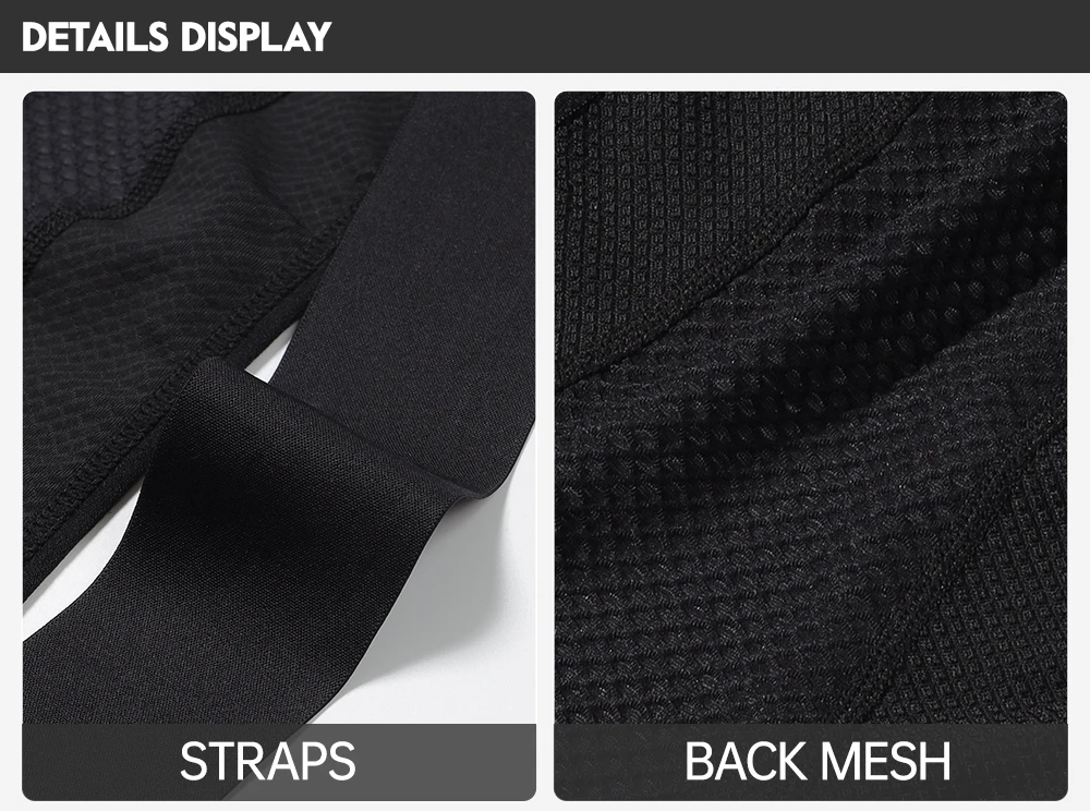 ZRSE Men's Cycling Vest Bib Shorts Set Summer Breathable Quick Dry Slim Fit Short Sleeve for Gym Outdoor Running Road Bike MTB