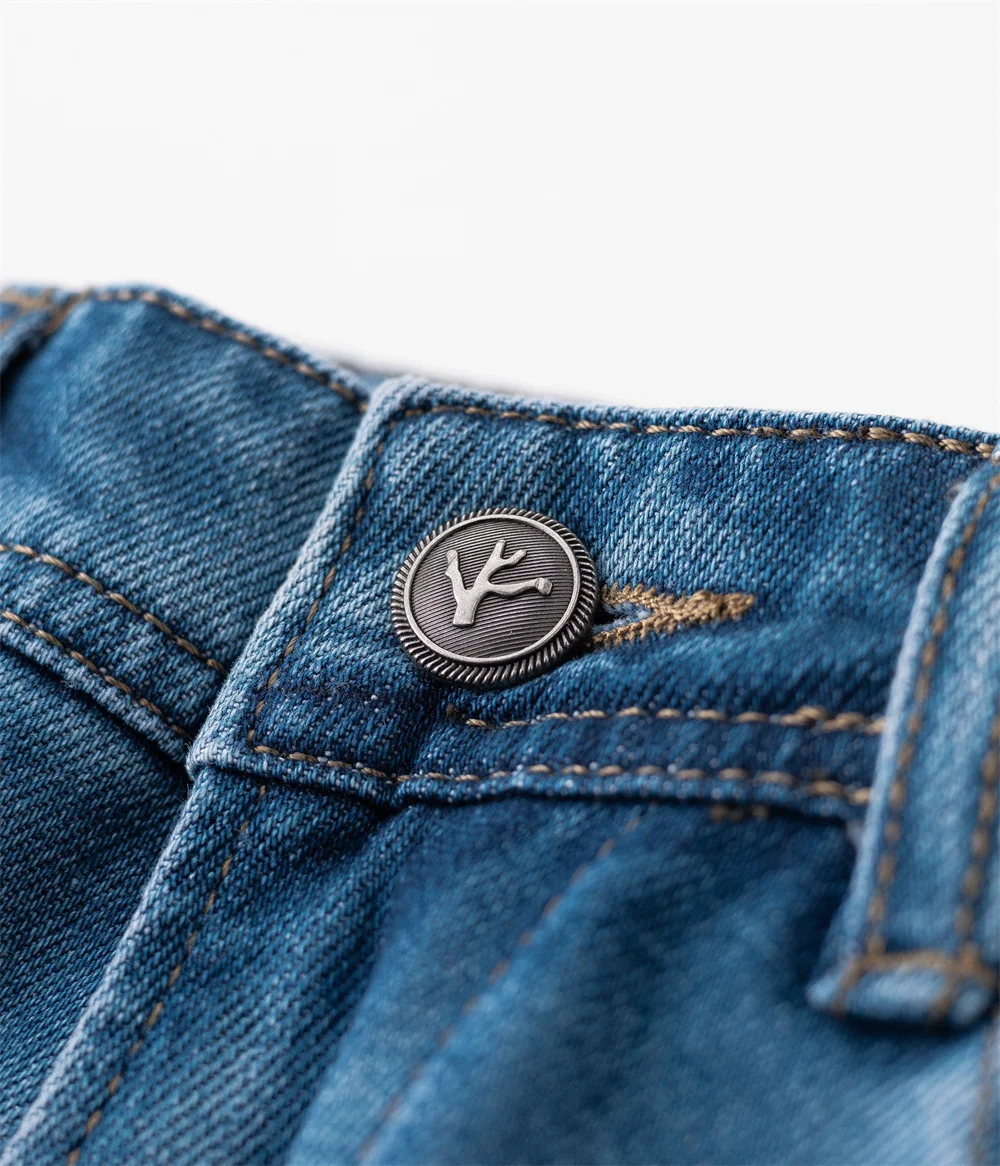 OECHSLI Jeans Thin Cotton Men 2026 Spring Summer new quality fashion comfortable elasticity straight Big size 31-38 Pants
