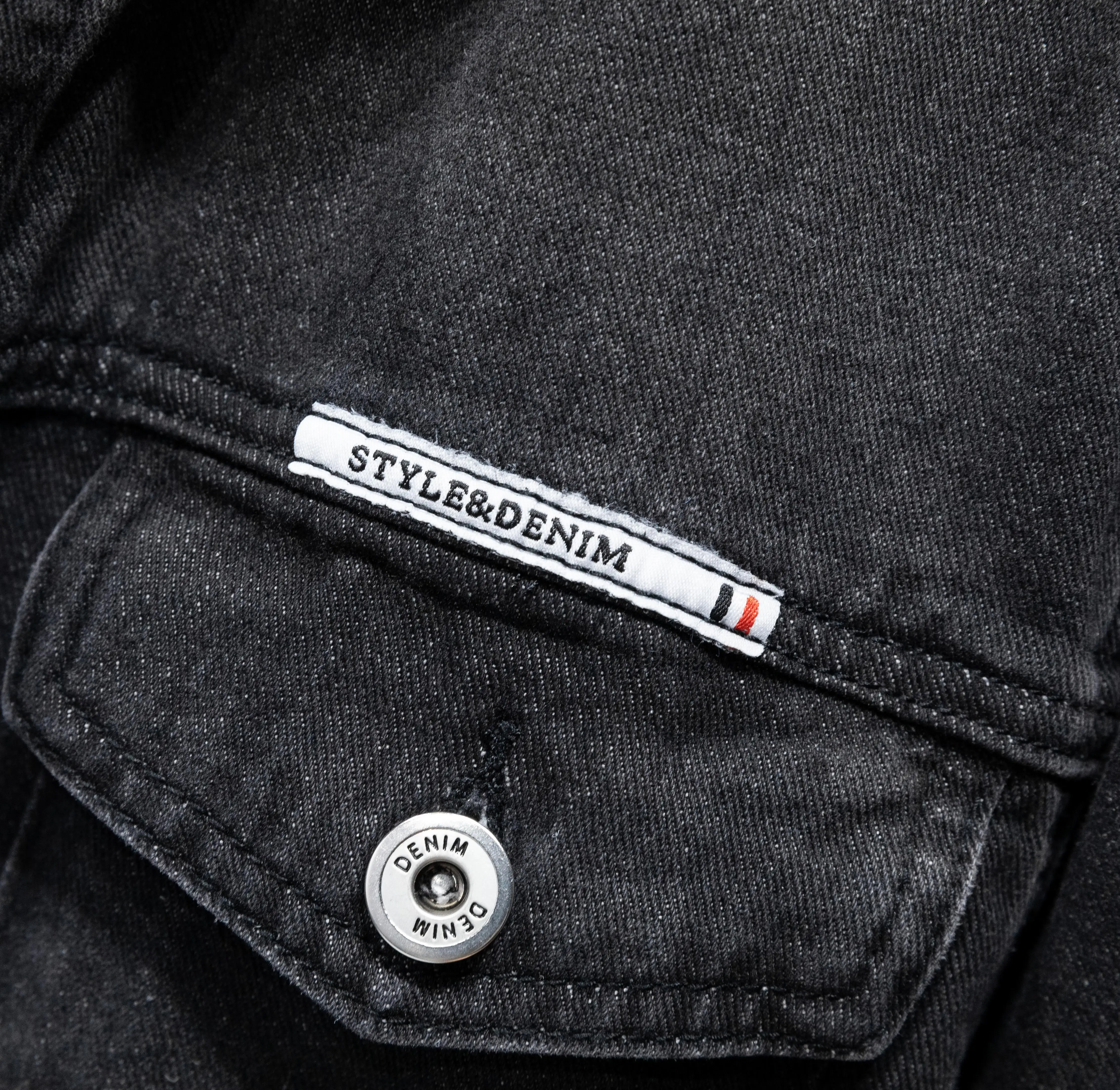 Men's American-Style Autumn Vintage Classic Style Versatile Large Size Workwear Denim Non-Stretch Jacket