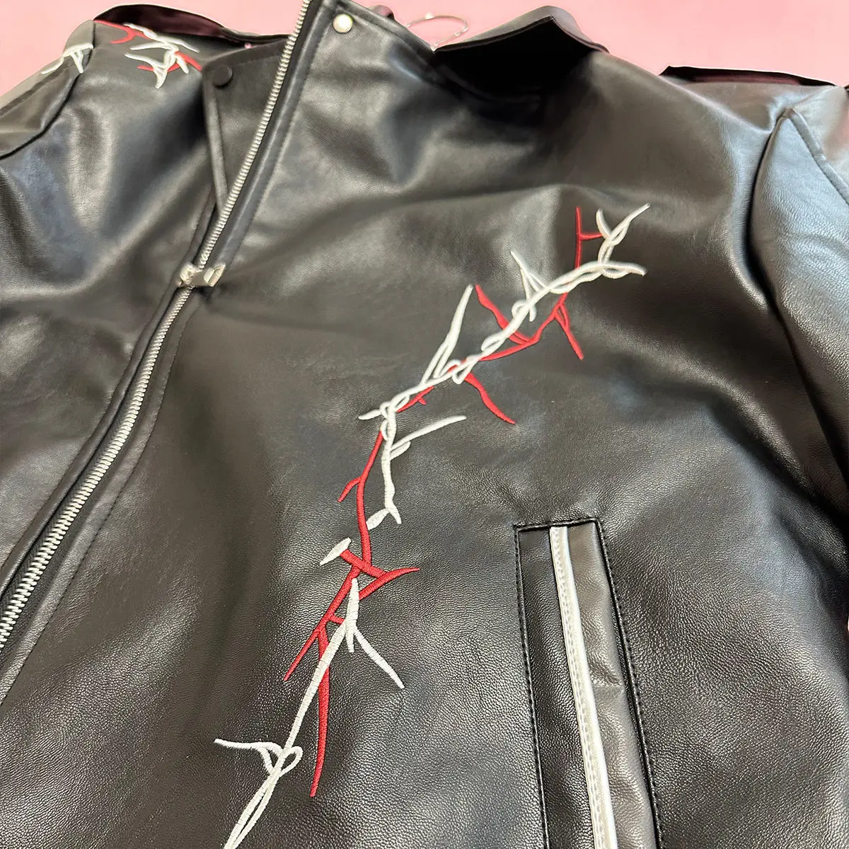 Love And Deepspace Sylus Cosplay Costume Adult Unisex PU Jackets Long Sleeve Casual Top Bomber Coat for シン 진운 Halloween Clothes
