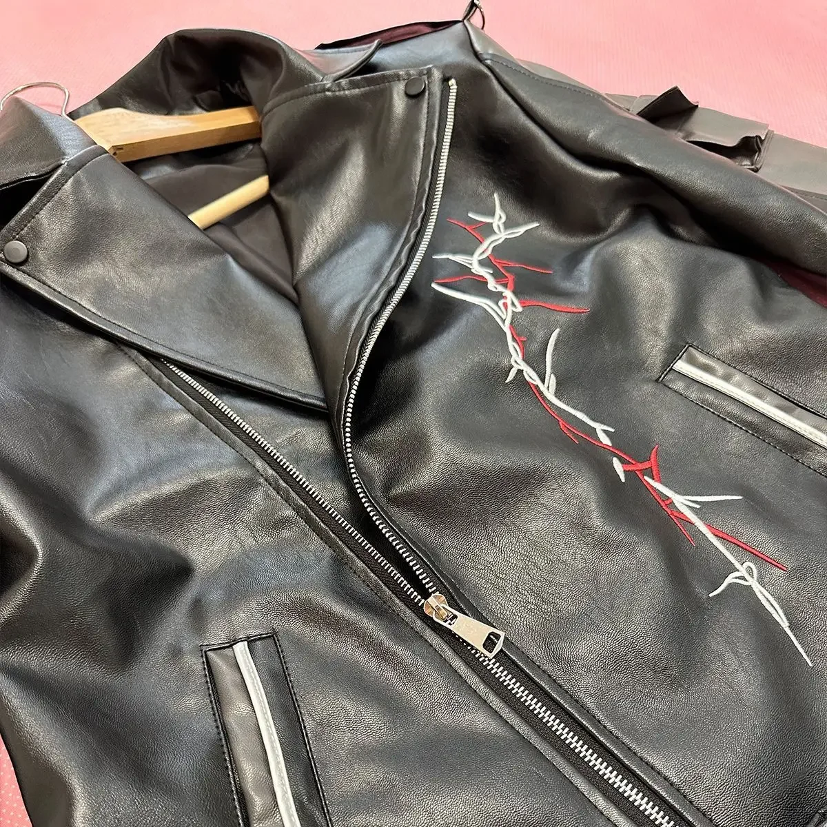 Love And Deepspace Sylus Cosplay Costume Adult Unisex PU Jackets Long Sleeve Casual Top Bomber Coat for シン 진운 Halloween Clothes