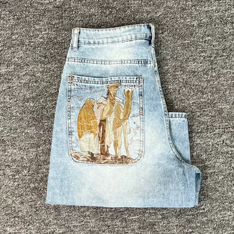New Arrival Derschutze Denim Shorts High Quality Embroidery Patterns Casual Pants Streetwear Trend Derschutze Jeans