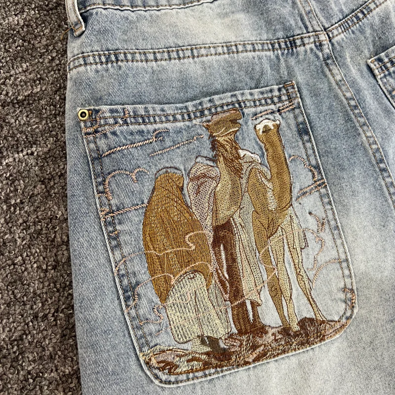 New Arrival Derschutze Denim Shorts High Quality Embroidery Patterns Casual Pants Streetwear Trend Derschutze Jeans
