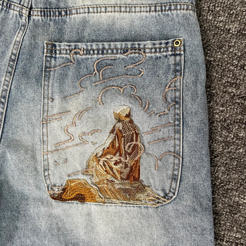 New Arrival Derschutze Denim Shorts High Quality Embroidery Patterns Casual Pants Streetwear Trend Derschutze Jeans