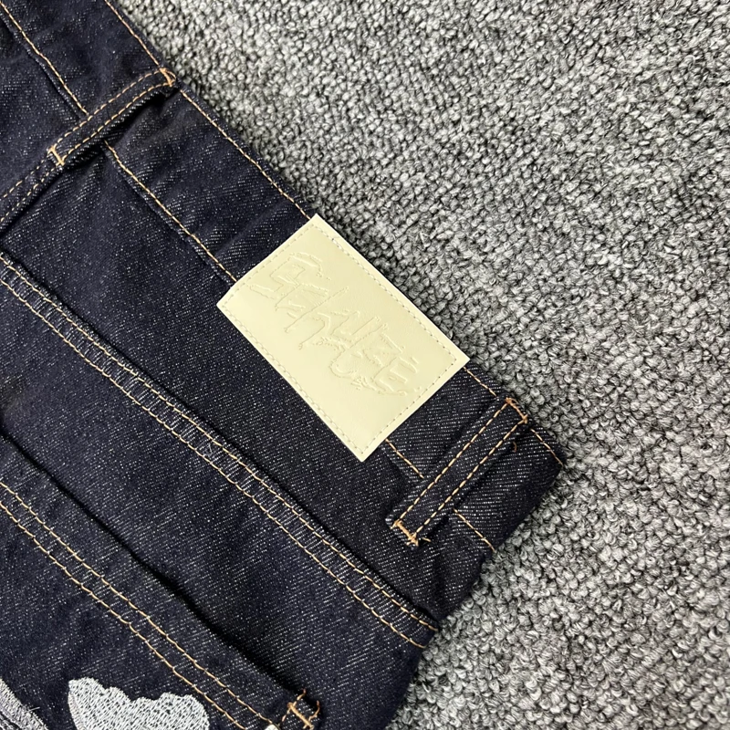 New Arrival Derschutze Denim Shorts High Quality Embroidery Patterns Casual Pants Streetwear Trend Derschutze Jeans