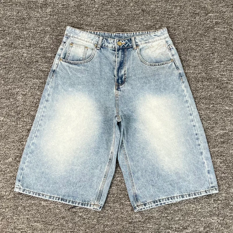 New Arrival Derschutze Denim Shorts High Quality Embroidery Patterns Casual Pants Streetwear Trend Derschutze Jeans