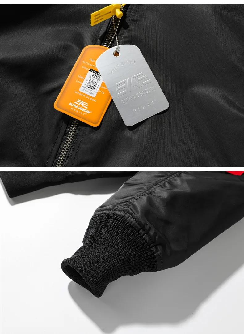2026 Alpha Martin Trendy Brand Pilot Jacket Men's Autumn Lightweight Baseball Shirt MA1 Classic Style