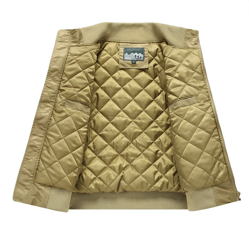 2026 Autumn/Winter New Style Jacket with Cotton Workwear - Air Force Loose Large-Sized Casual Coat Baseball Shirt