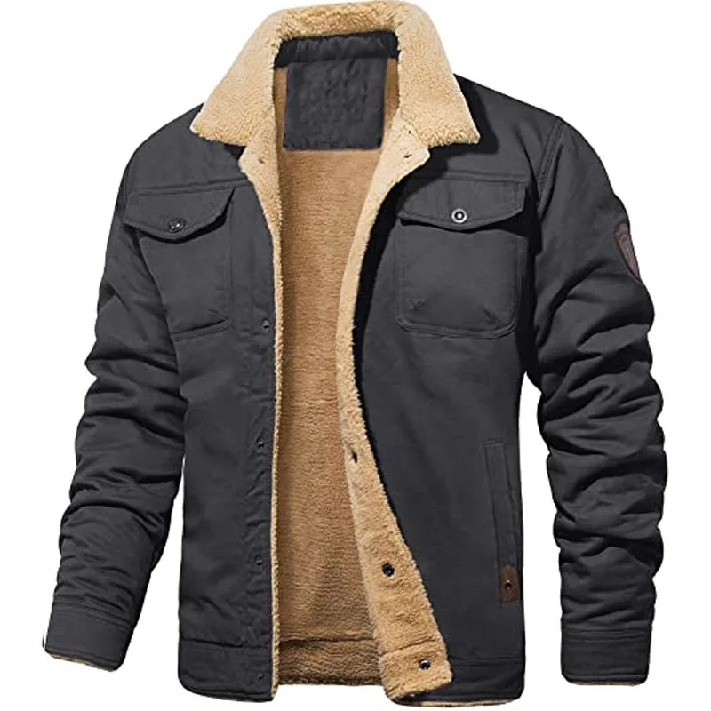 New 2024 Autumn Men's Jacket High Temperature Resistant Outerwear Long Sleeve Fashionable City Lapel Jacket for Casual Scene