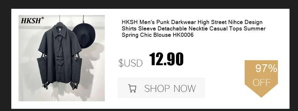 HKSH Summer New American Casual Large Pocket Safari Style Shorts Man Tide Loose Versatile Outdoor Functional Youth Capris HK4754