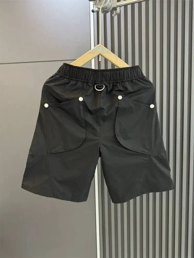 HKSH Summer New American Casual Large Pocket Safari Style Shorts Man Tide Loose Versatile Outdoor Functional Youth Capris HK4754