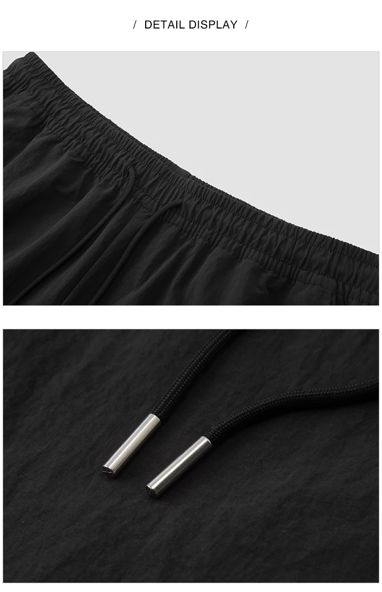 Semir Vintage Sporty Casual Pants Men Loose Straight Fit Cooling 2025 Summer New Color Block Trendy Long Pants