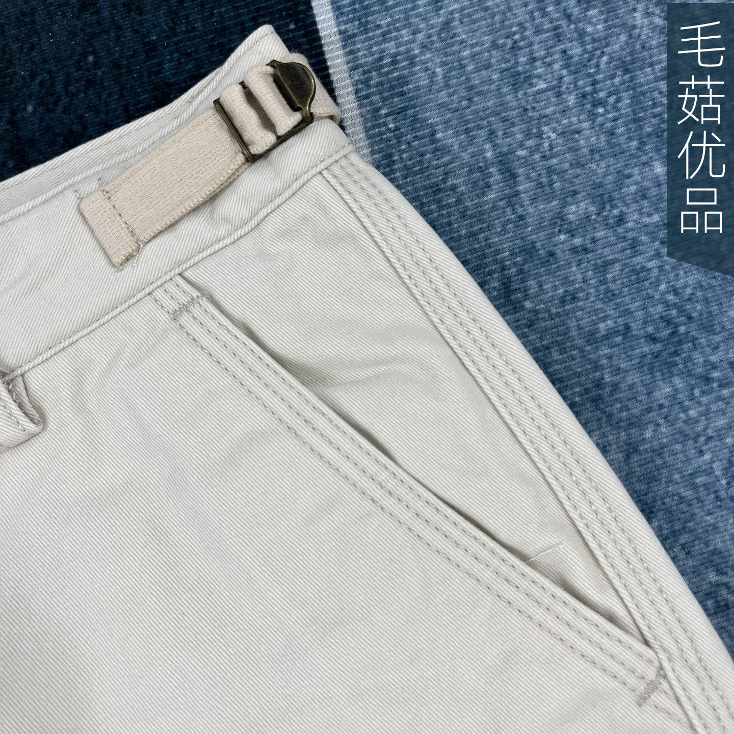 Men's Heavyweight 100% Cotton American Work Pants - Khaki Multi-Pocket Slim Straight-Leg Casual Cargo Trousers for Autumn