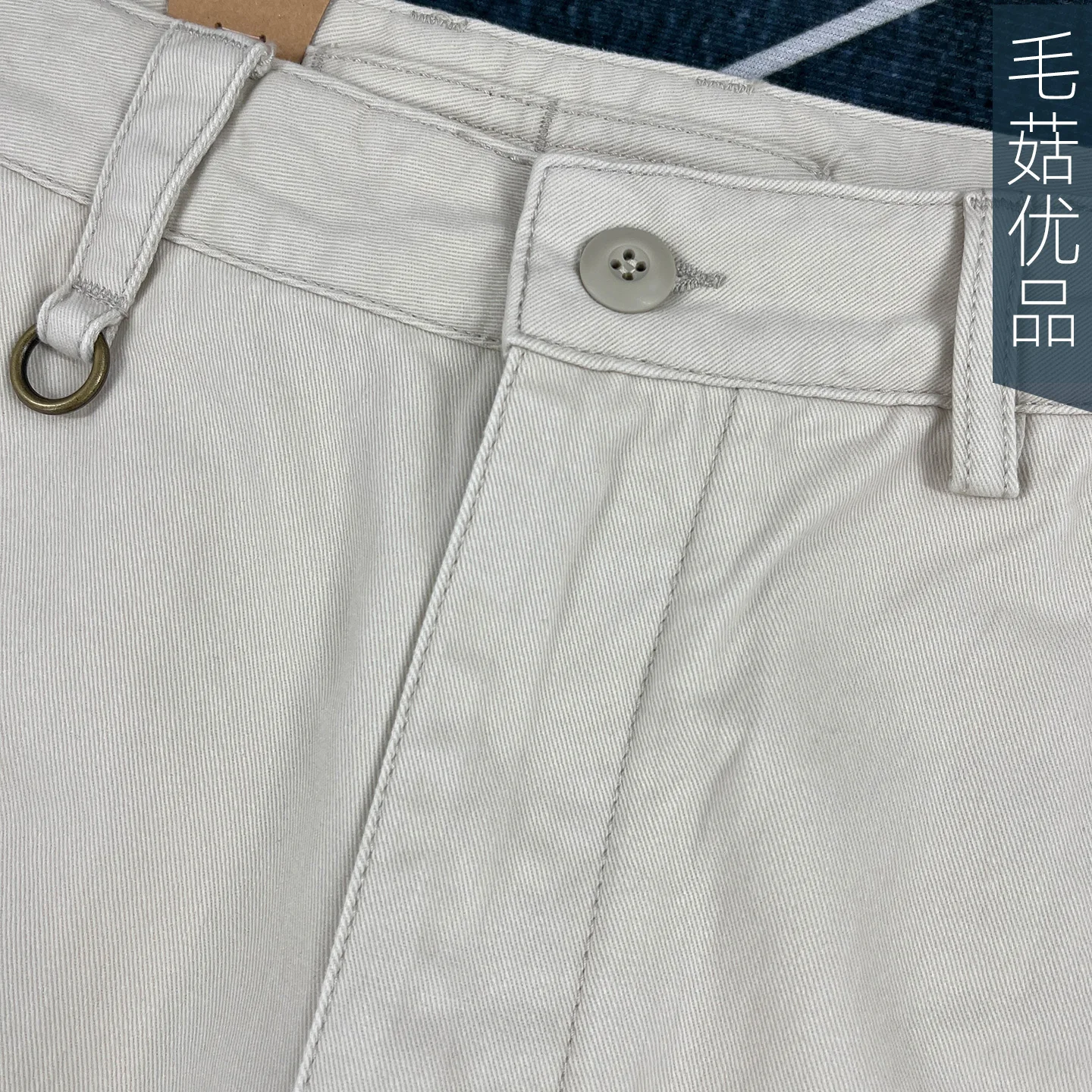Men's Heavyweight 100% Cotton American Work Pants - Khaki Multi-Pocket Slim Straight-Leg Casual Cargo Trousers for Autumn