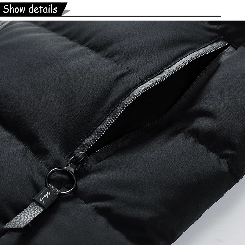 Men Autumn Sleeveless Outdoors Casual Solid Warm Vest Men Winter Detachable Hooded Fleece Pocket Zipper Fashion Vest Male Coat