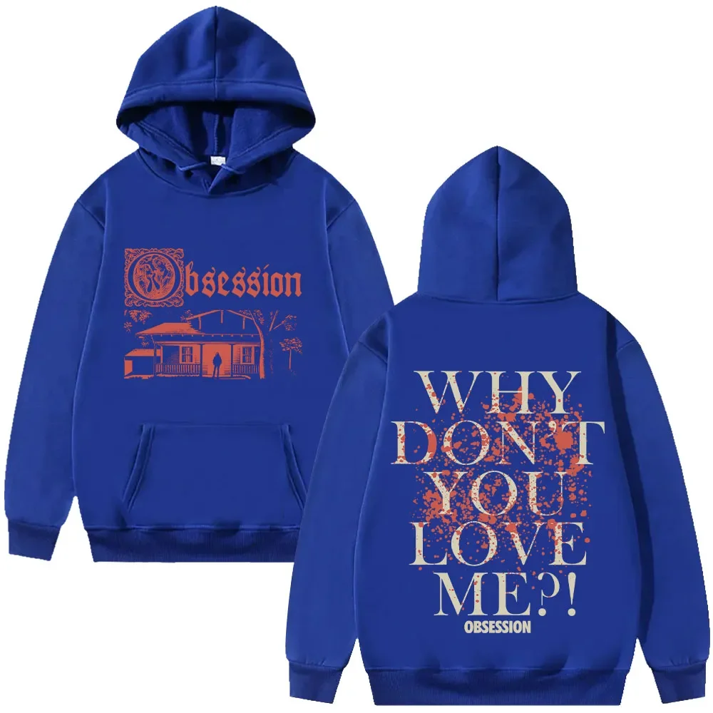 Obsession 2026 Horror Hoodie Vintage Gothic Movie Streetwear Aesthetic Graphic Pullove women men Trendy Sweatshirts Clothing Y2K