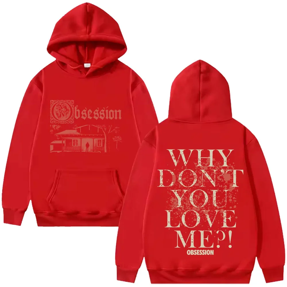 Obsession 2026 Horror Hoodie Vintage Gothic Movie Streetwear Aesthetic Graphic Pullove women men Trendy Sweatshirts Clothing Y2K