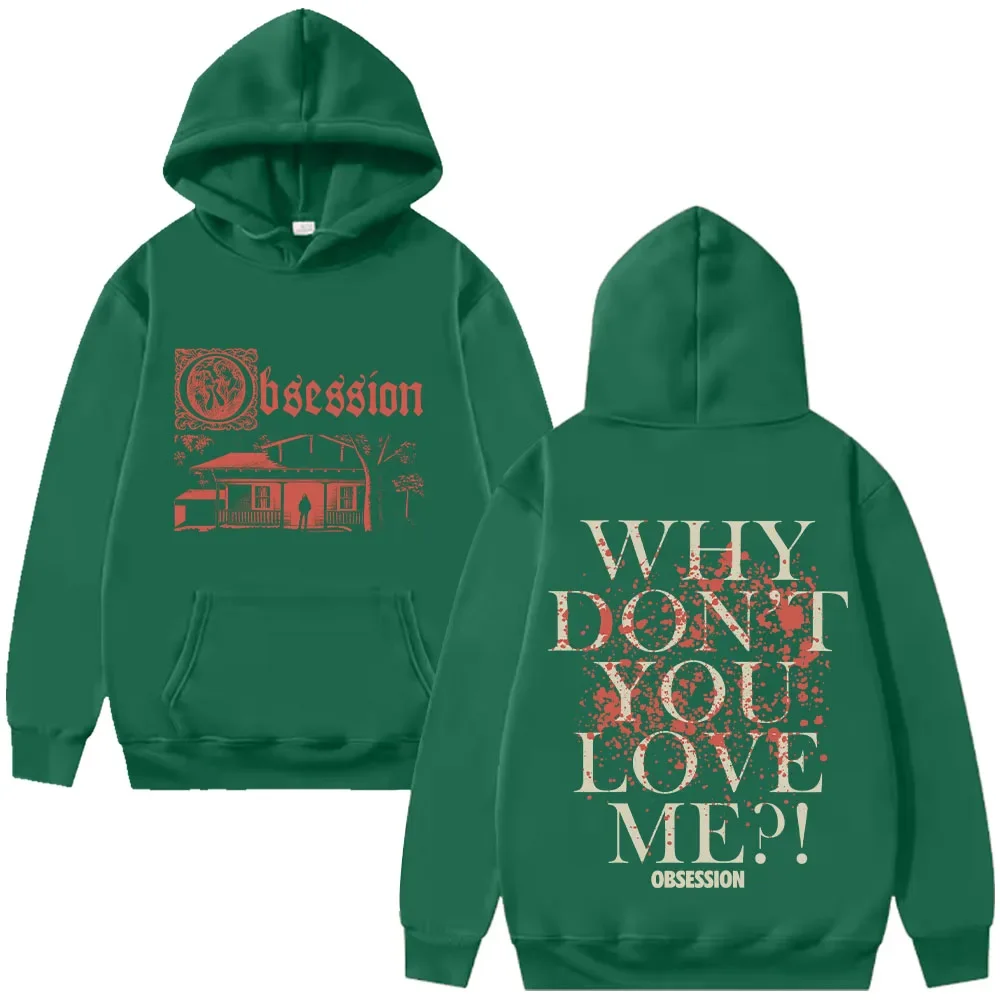 Obsession 2026 Horror Hoodie Vintage Gothic Movie Streetwear Aesthetic Graphic Pullove women men Trendy Sweatshirts Clothing Y2K