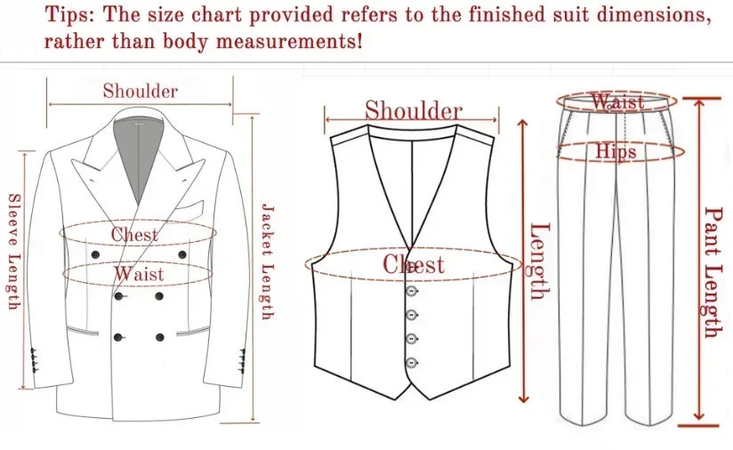 Opeodly Men's Brown Pinstripe 2-Piece Suit Slim Fit Double Breasted Traje para Hombre for Business Office and Formal Events
