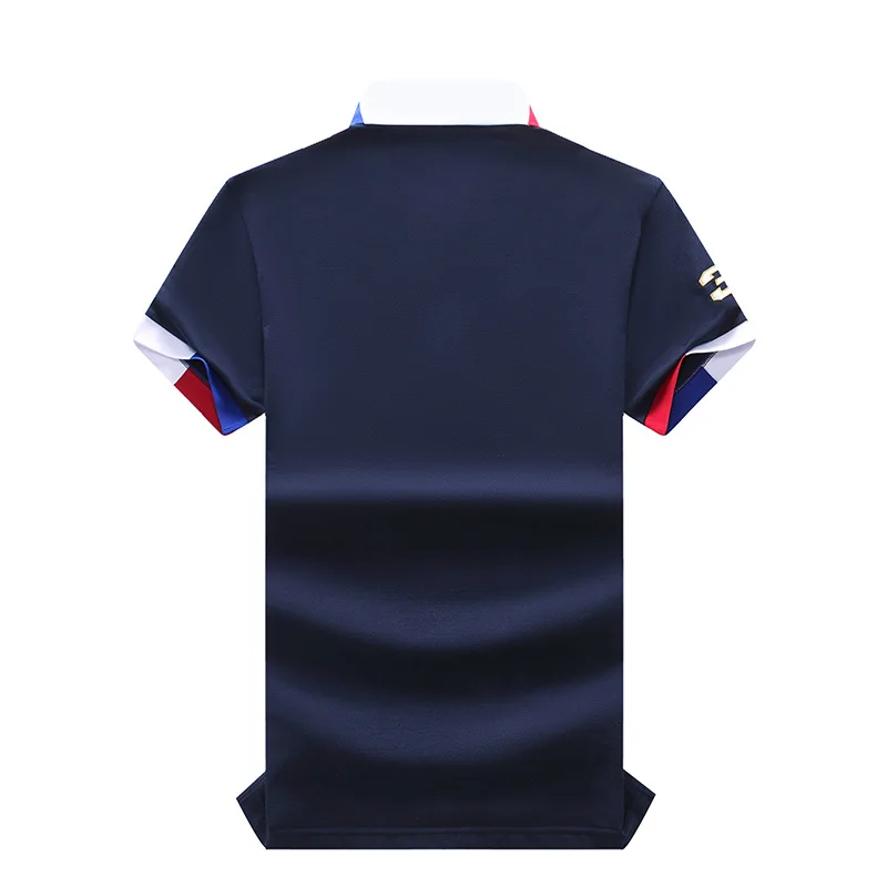 New Arrivals Polo Shirt Men Short Sleeved California of USA Embroidery White Eagle Golf Wear Collar T-shirt Plus US Size XS-7XL