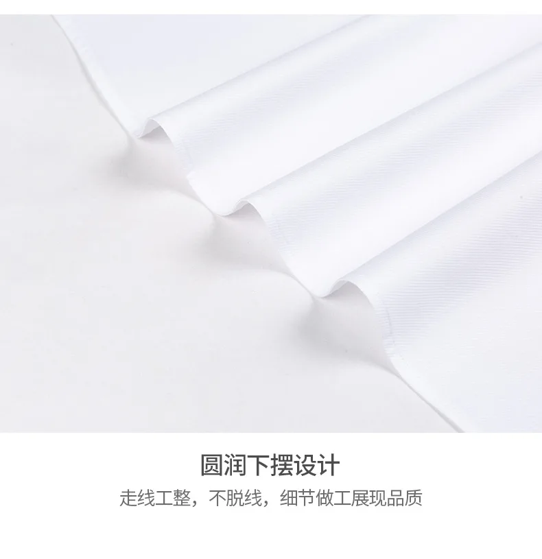 Liquid Ammonia Anti-wrinkle 100% Cotton Men Shirt Long Sleeve Slim Fit Longsleeve Shirt for Men White Business Shirt Men