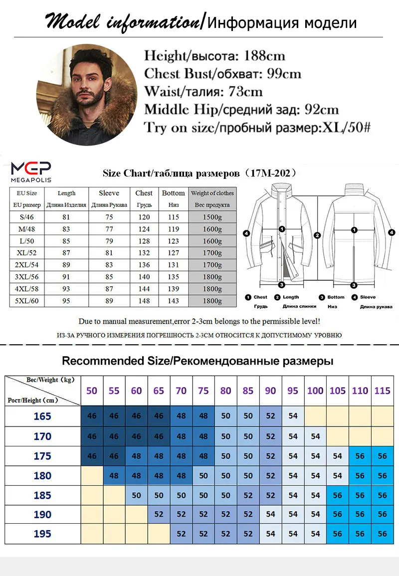 MGP Men's winter standard jacket classic n-3b parka for extreme cold weather waterproof removable faux fur around Hood