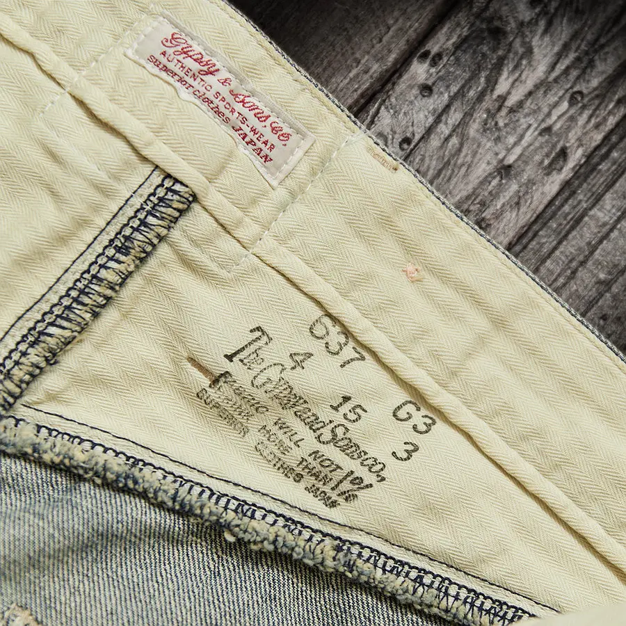 GYPSY & SONS 1890s KEELMANS 13.5oz Jeans